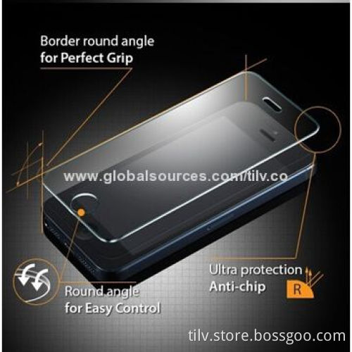 Good-quality 0.24mm tempered glass protector for iPhone